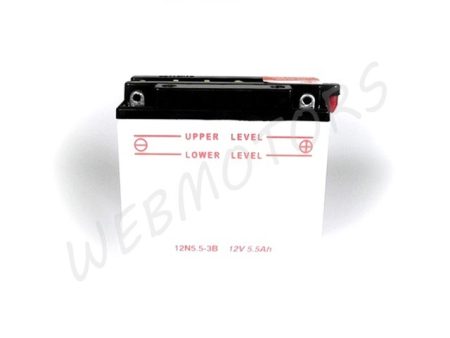 BATTERY 12V 5,5AH DRY 138X62X129