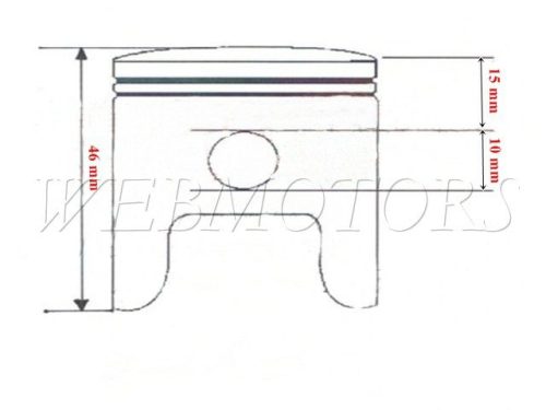 SUZUKI BIRDY DUGATTYÚ 42.00 KPL. BIRDY