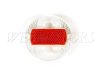 TAIL LAMP LENS WHITE WITH 2 HOLES
