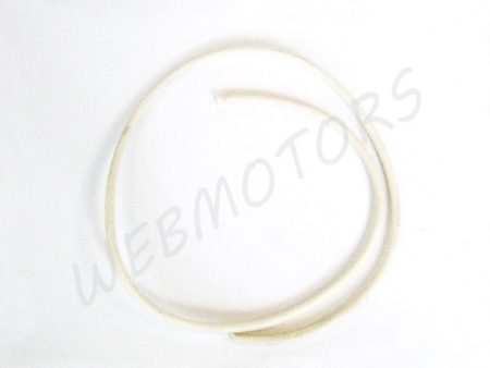 RUBBER EDGE FOR ENGINE COVER 6MM WHITE