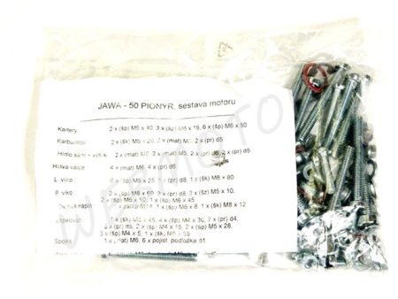 SCREW SET /CYLINDER BLOCK/ JAWA MUSTANG