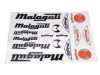 DECAL SET MALAGUTI /BLACK-SILVER/