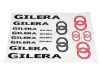 DECAL SET GILERA /RED-SILVER/