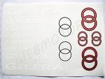 DECAL SET GILERA /WHITE-RED/