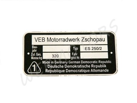 MZ ES 250/2 TÍPUSTÁBLA /ES250/2/