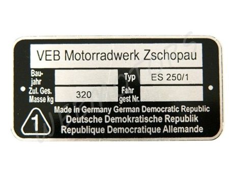 NAMEPLATE /ES250/1/