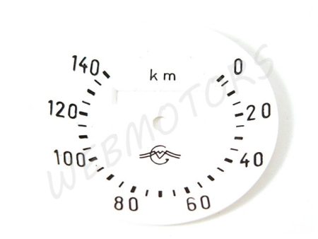 SPEEDOMETER DIAL /140 KM/H/