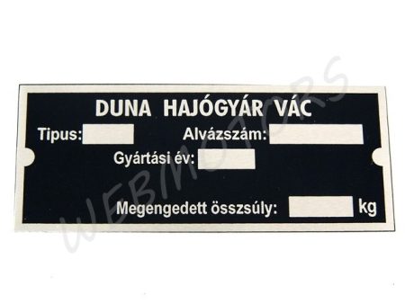 NAMEPLATE SIDECAR /HUN/