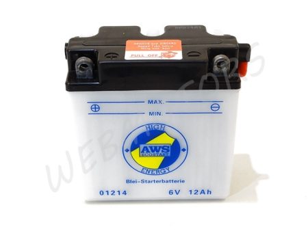 BATTERY 6V 11AH DRY 121X58X130