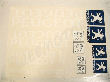 PEUGEOT MATRICA KLT. PEUGEOT NAGY /FEHÉR/