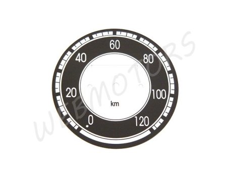 SPEEDOMETER DIAL /120 KM/H/