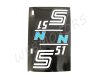DECAL FOR SIDE COVER/BLUE/ PAIR S51N
