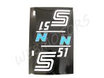 DECAL FOR SIDE COVER/BLUE/ PAIR S51N