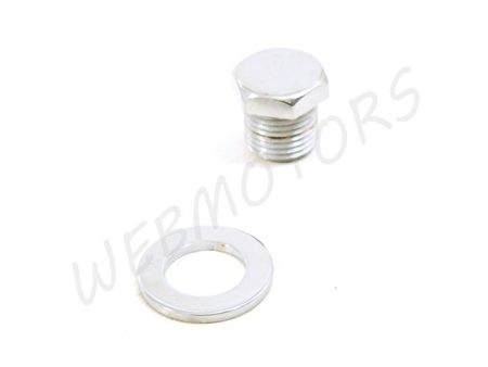 MZ ES 250 LENGÉSCSILLAPÍTÓ CSAVAR+ALÁTÉT/KRÓMOZOTT/