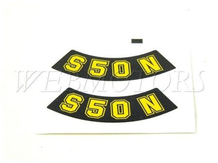 DECAL FOR SIDE COVER"N" PAIR /YELLOW/