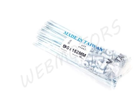 SPOKE+NIPPLE SET 18" 3,5x152MM