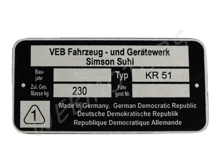 NAMEPLATE /KR51/