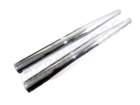 MUFFLER CHROMED /PAIR/  102CM