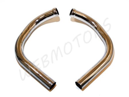 EXHAUST PIPE PAIR /FOR 94,5 CM SILENCER/ TOP
