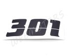 DECAL FOR TOOL BOX "301"