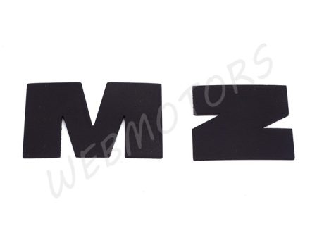 MZ ETZ EMBLÉMA BENZINTANKRA M+Z PÁRBAN/251/ FEKETE
