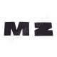 MZ ETZ EMBLÉMA BENZINTANKRA M+Z PÁRBAN/251/ FEKETE