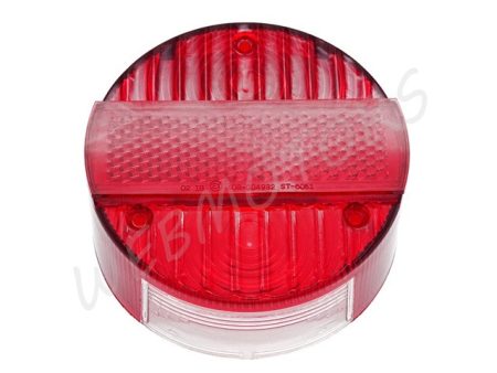TAIL LAMP LENS WITH 3 HOLES  "E1"