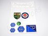 DECAL SET VESPA /WHITE/