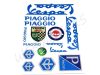 DECAL SET VESPA /BLUE/