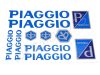 DECAL SET PIAGGIO /BLUE/