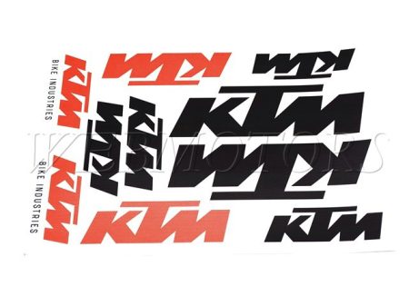 DECAL SET KTM /BLACK/