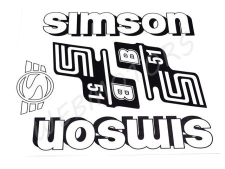 DECAL SET B51 /WHITE/