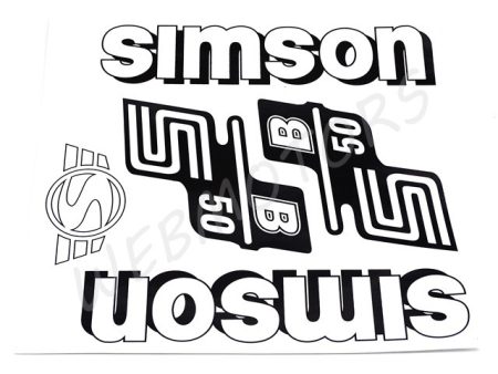 DECAL SET S50B /WHITE/