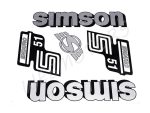 DECAL SET ENDURO /SILVER/