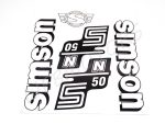 DECAL SET N50 /WHITE/