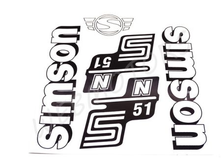 DECAL SET N51 /WHITE/
