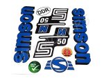 DECAL SET N50 /BLUE/