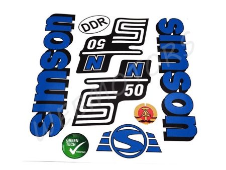 DECAL SET N50 /BLUE/