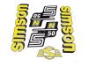 DECAL SET N50 /YELLOW/