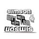 SIMSON S51 MATRICA KLT. N51 FEHÉR-EZÜST