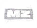 MZ TS 250 MATRICA ÜLÉS AJTÓRA "MZ" /NEGATÍV/
