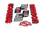 DECAL SET S50B /RED/