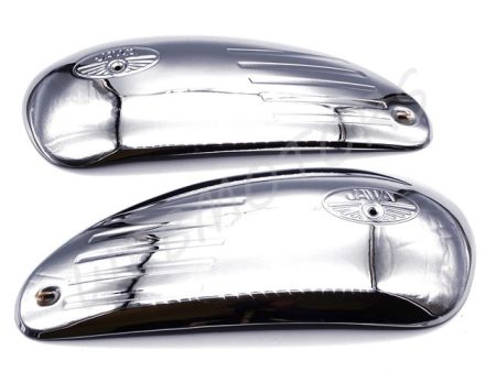 JAWA 559 BENZINTANK FEDÉL KRÓM PÁR