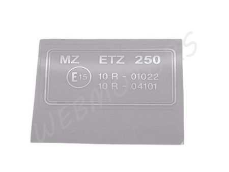 MZ ETZ 250 MATRICA VÁZRA