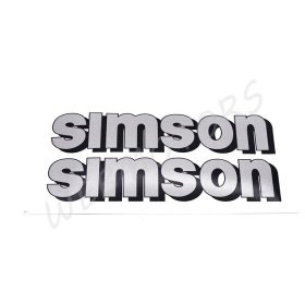 SIMSON S51 MATRICA BENZINTANKRA /EZÜST/ PÁR