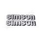 SIMSON S51 MATRICA BENZINTANKRA /EZÜST/ PÁR
