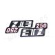 MZ ETZ 250 MATRICA DEKNIRE 250 PÁR