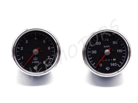 MZ ETZ KILOMÉTER ÓRA + FORDULATSZÁMMÉRŐ ÓRA /GYÁRI FORMA/