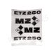 MZ ETZ 250 MATRICA KLT. FEKETE-FEHÉR