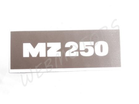 MZ TS 250 MATRICA ÜLÉS AJTÓRA "MZ250" /NEGATÍV/